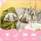 2 Pcs Happy Easter Pillow Rabbit Butt Shaped Throw Pillow Wool Bunny Decorative Pillow Cute Pillow for Couch Sofa Bed Decoration